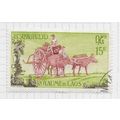 LAOS 1960 TOURISM AIR AIRMAIL BULLOCKS CART 15K...