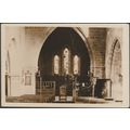 Interior, Eyam Church, Derbyshire, c.1910s - RP...
