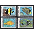 Maldives WWF Fish 4v 1986 MNH SG#1183=1187 MI#1...