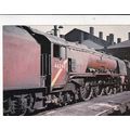 Locomotive LMS Princess Coronation Postcard unu...