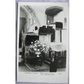 old postcard Minstead Church