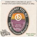 BEER MAT - NOTTINGHAM BREWERY - BROADWAY REEL A...