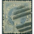 Victoria 1885 1s deep dull blue on lemon SG294 ...
