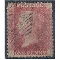 1858 SG43 1d Red Plate 140 Good/Fine Used "IJ"