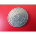 1973 YUGOSLAVIA 5 DINARA FREE POST. AE