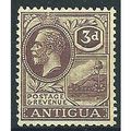 Antigua 1921 SG55 3d Purple/Pale Yellow Mounted...