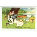 TOM B. "Kissing" Comic Postcard by Davidson (2594)