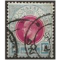 Natal 1902 SG136 1/- Carmine & Pale Blue Wmk Cr...