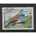CYPRUS 1969 BIRDS OF CYPRUS 5m COMMON ROLLER SG...
