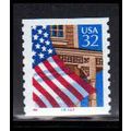 2913v 32c U.S. Flag Over Porch Very Fine MNH LG...