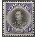 Cook Islands 1938 SG127 1/- Black & Violet Wmk ...