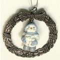 Snow Buddies Snowball Pewter Ornament