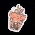 Terra Cotta Pot Fairy House | Vinyl Stickers[ ]