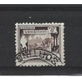 Burma.SG108 4a Elephant hauling log (Brown).Fin...