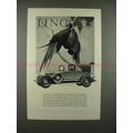 1928 Lincoln All-Weather Cabriolet Car Ad - NICE!!