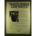1980 Xerox 9700 Electronic Printing Systems Ad - Haste