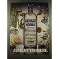 1986 Absolut Vodka Ad - Absolut Treasure