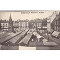 Mansfield Market Place Nottinghamshire Postcard...