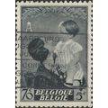 BELGIUM, Queen Astrid and Prince Boudewin, grey...
