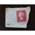 1861 GB Queen Victoria 1d red fine used stamp S...