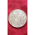 Queen Victoria 1844 Half Crown .925 Sterling Si...