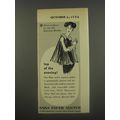 1956 Saks Fifth Avenue Maternity Fashion Ad - T...