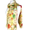 Scarf - Rose Print w/ White Flocks - SF-FS1236LE