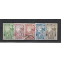 Burma.Independence Day set of 5.Fine Used.Jul25c