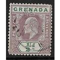 GRENADA 1902 EDVII WMK CROWN ½d USED SG57