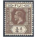 Fiji 1916.SG125 1/4d Brown Mounted Mint.