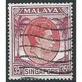 Singapore 1952 SG25a 35c Scarlet & Purple Good ...