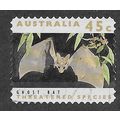 AUS 1992 45c(S/A) 'GHOST BAT' (PHOS BANDS)(LITH...