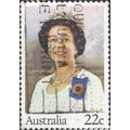 AUSTRALIA, Queen Elizabeth II, brown 1980, 22c, #4