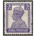 India 1941 SG271 3a Bright Violet Mounted Mint ...