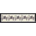 2124 4.9c Buckboard Very Fine MNH Dry Gum PNC 3...