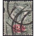 GB, 1887-92 2d green/carmine, SG 200 (Scott #11...
