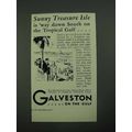 1931 Galveston Texas Ad - Sunny Treasure Isle