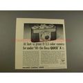 1953 Iloca Quick A 35mm Camera - At Last Under ...