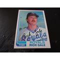 1982 Topps Card # 067A Rich Gale Excellent-Mint...