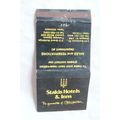 old Matchbook Cover- Stakis Hotels & Inns