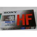 sealed sony 90 min hf cassete tape brand new se...