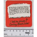 Vintage Beer Mat - Carling Black Label - Sam Pe...