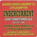 BEER MAT - ANCHOR SPRINGS BREWERY - UNDERCURREN...