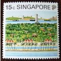 Singapore 1990 Tourism 15c Sentosa Island mint ...
