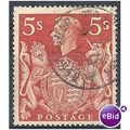 1939 SG477 5s.Red Fine/Very Fine Used