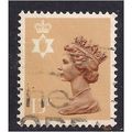 Northern Ireland GB 1986 13p Pale Chestnut Mach...