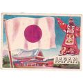 JAPAN Flags of the World A&BC card no 36 early ...