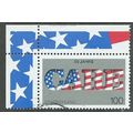 GER 1995 100pf '50TH AMM OF CARE' (CORNER MARGI...