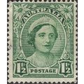 AUSTRALIA, Queen Elizabeth, Bowes Lyon, green 1...