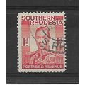 SouthernRhodesia.SG41 1d King George VI (Scarle...